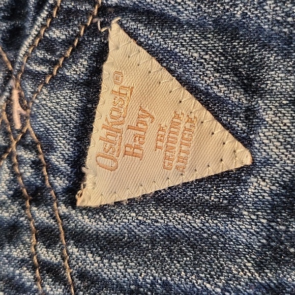 OshKosh Baby fleece lined embroidered denim overalls - Picture 7 of 7